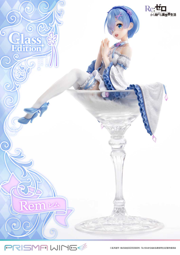 Prime 1 Studio PRISMA WING  Re:ZERO -Starting Life in Another World-  Rem Glass Edition  1/7 Scale Pre-Painted Figure | 4580708049502