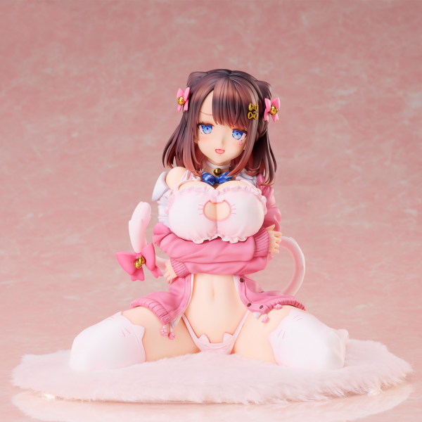 Union Creative KATTO Illustration Ribbon Hairpin-chan Complete Figure(4589642715771)(4589642715771)