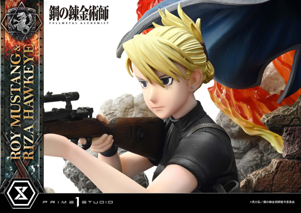 Prime 1 Studio Concept Masterline Fullmetal Alchemist Roy Mustang & Riza Hawkeye DX Bonus Version | 4580708049595