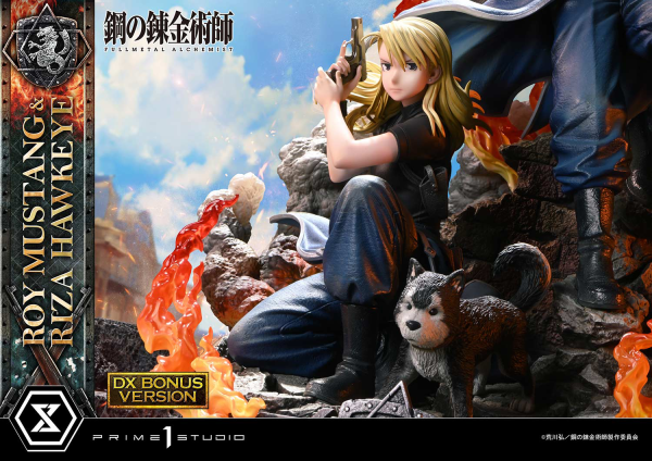 Prime 1 Studio Concept Masterline Fullmetal Alchemist Roy Mustang & Riza Hawkeye DX Bonus Version | 4580708049595