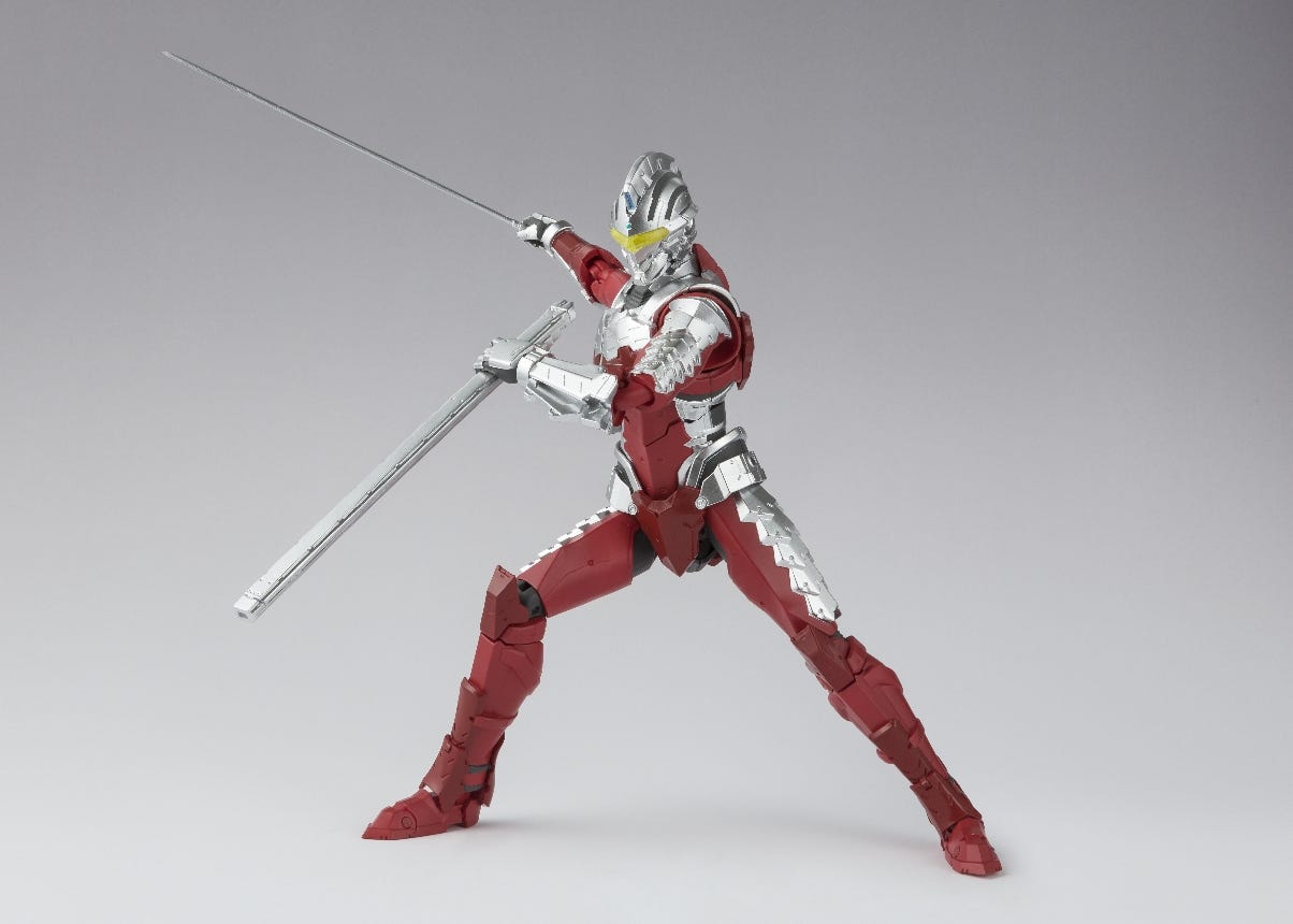 Bandai Ultraman Suit Ver 7 The Animation 'Ultraman (Netflix)' , Bandai SH Figuarts