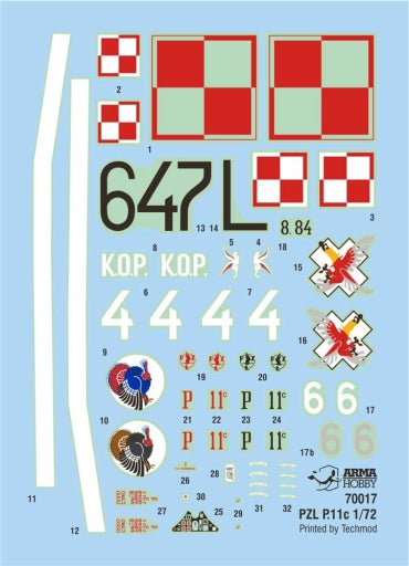 Arma Hobby 1/72 PZL P.11c 'Kresy' Model Kit