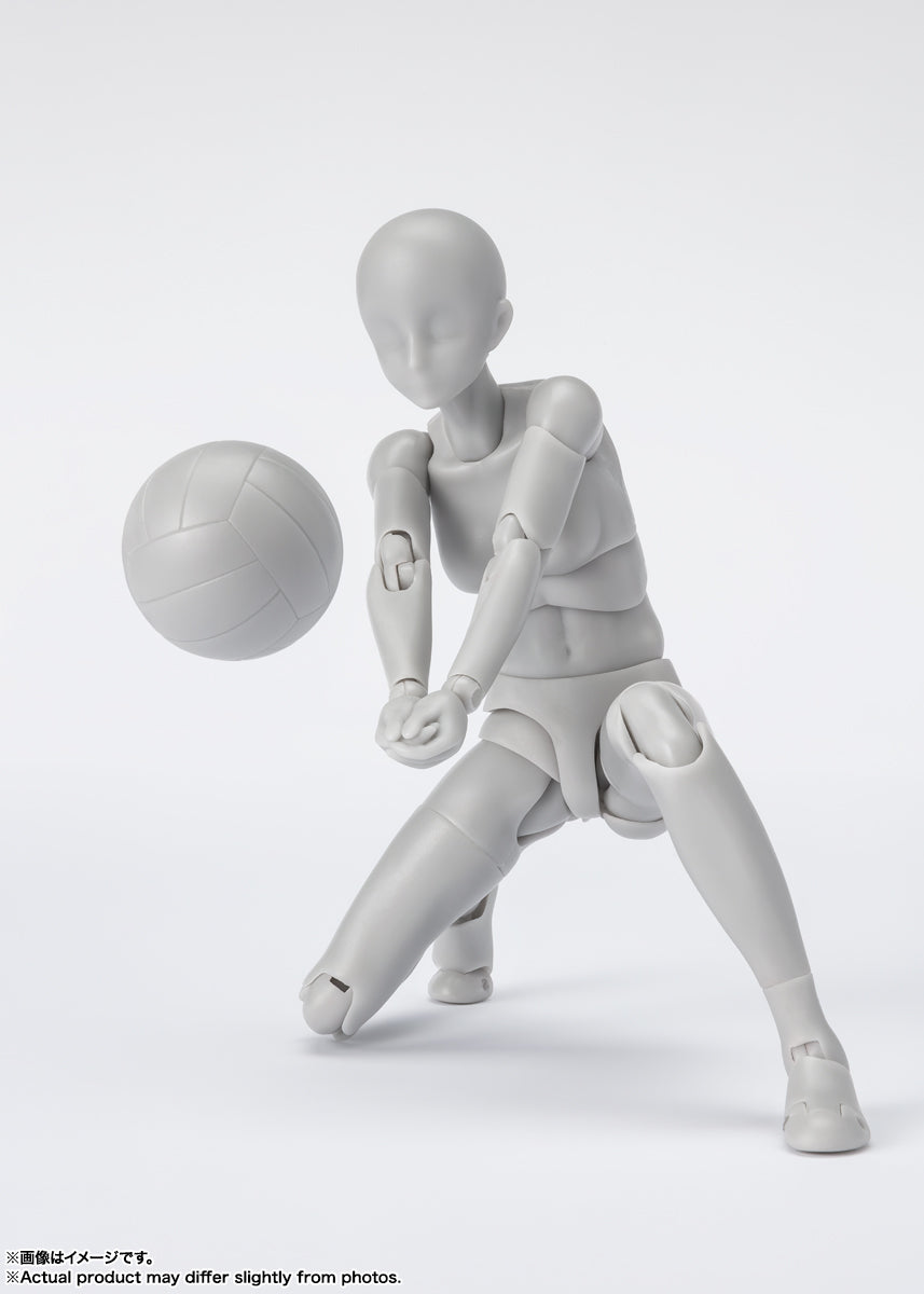 BANDAI Spirits Body-Chan -Sports- Edition DX Set (Gray Color ver.) , Tamashii Nations S.H.Figuarts