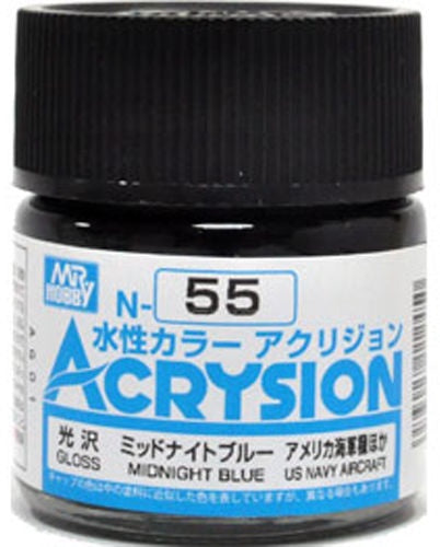 Mr Hobby Acrysion N55 - Midnight Blue (Gloss/Aircraft)