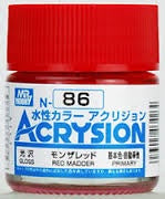 Mr Hobby Acrysion N86 - Red Madder (Gloss/Primary)