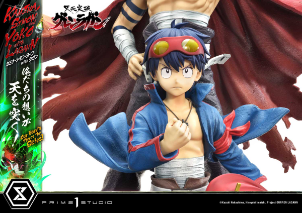 Prime 1 Studio Ultimate Premium Masterline Tengen Toppa Gurren Lagann Kamina, Simon & Yoko with Lagann "Our Hearts Pierce the Skies" | 4580708049540