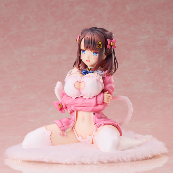 Union Creative KATTO Illustration Ribbon Hairpin-chan Complete Figure(4589642715771)(4589642715771)