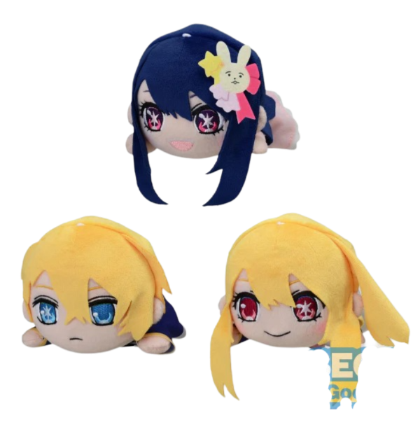 SEGA NESOBERI (Lay-Down) "OSHI NO KO" Mini Plush Vol.1 (EX) (Pack of 25: 9 Ai, 8 Aqua, 8 Ruby)