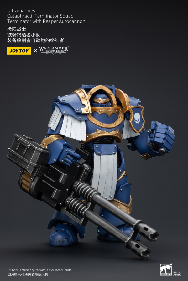 JOYTOY Ultramarines Cataphractii Terminator Squad Terminator with Reaper Autocannon(6973130377486)(6973130377486)