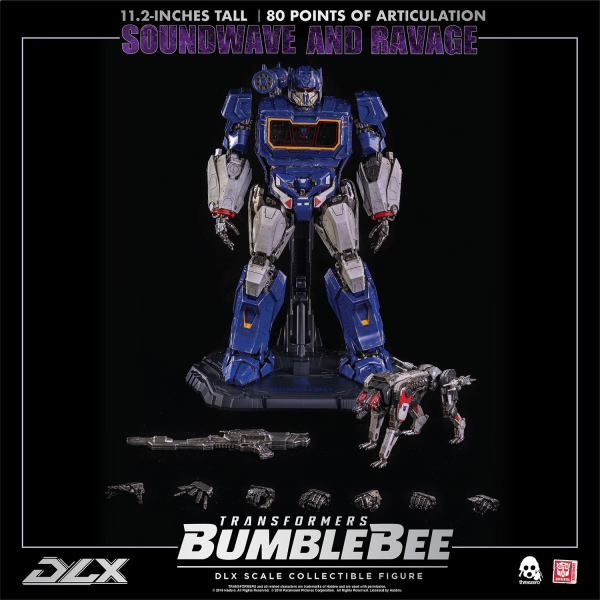 Three Zero Transformers: Bumblebee - DLX Soundwave and Ravage