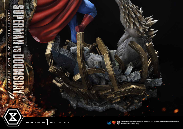 Prime 1 Studio Ultimate Museum Masterline Superman (Comics) Superman VS Doomsday (Concept By Jason Fabok)(4580708034157)(4580708034157)