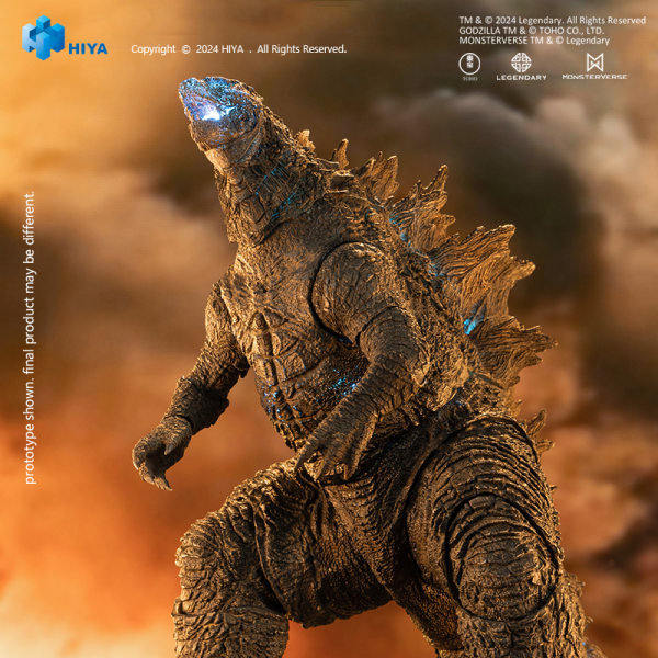 HIYA TOYS Exquisite Basic+ Series None Scale 7 Inch Heat Ray Godzilla Light Ver.(6957534204067)(6957534204067)