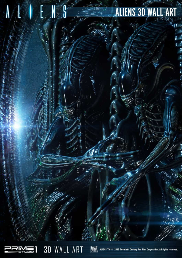 Prime 1 Studio 3D Wall Art Aliens (Film) Aliens 3D Wall Art(4562471908224)(4562471908224)