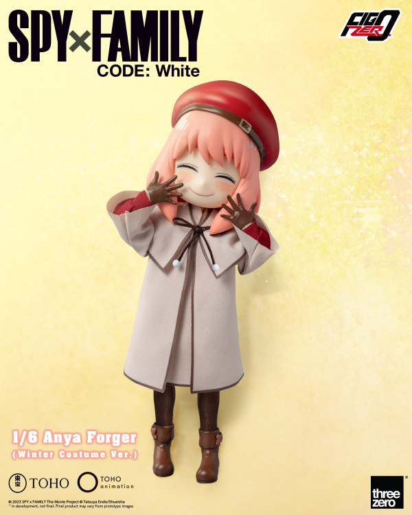 threezero SPY×FAMILY CODE: White - FigZero 1/6 Anya Forger (Winter Costume Ver.)(4895250811218)(4895250811218)