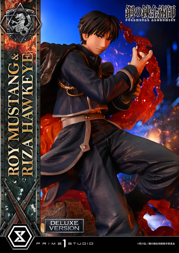 Prime 1 Studio Concept Masterline Fullmetal Alchemist Roy Mustang & Riza Hawkeye DX Bonus Version | 4580708049595