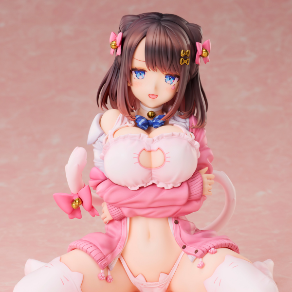 Union Creative KATTO Illustration Ribbon Hairpin-chan Complete Figure(4589642715771)(4589642715771)