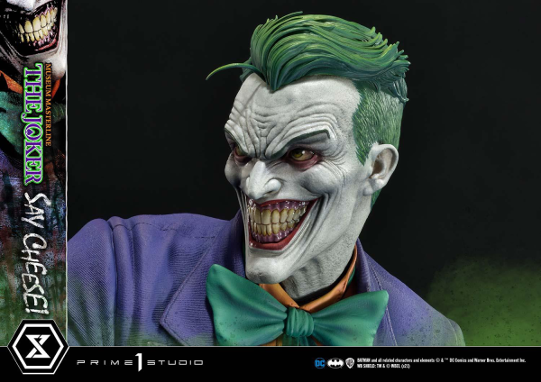 Prime 1 Studio Museum Masterline Batman (Comics) The Joker - Say Cheese DX Bonus Version | 4580708035123