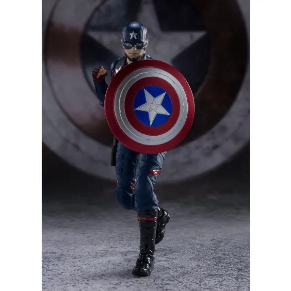 BANDAI Spirits Captain America (John F. Walker ) (The Falcon and the Winter Soldier) , Bandai Spirits S.H.Figuarts