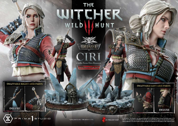 Prime 1 Studio Premium Masterline The Witcher 3: Wild Hunt Ciri Fiona Elen Riannon Alternative Outfit DX Bonus Version(4580708038315)(4580708038315)