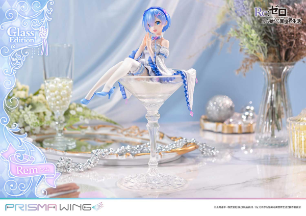 Prime 1 Studio PRISMA WING  Re:ZERO -Starting Life in Another World-  Rem Glass Edition  1/7 Scale Pre-Painted Figure | 4580708049502