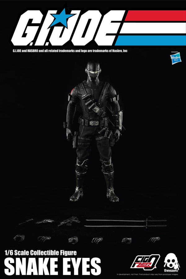 Three Zero G.I. Joe: A Real American Hero — 1/6 Snake Eyes