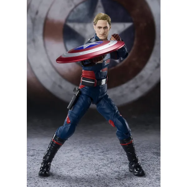 BANDAI Spirits Captain America (John F. Walker ) (The Falcon and the Winter Soldier) , Bandai Spirits S.H.Figuarts