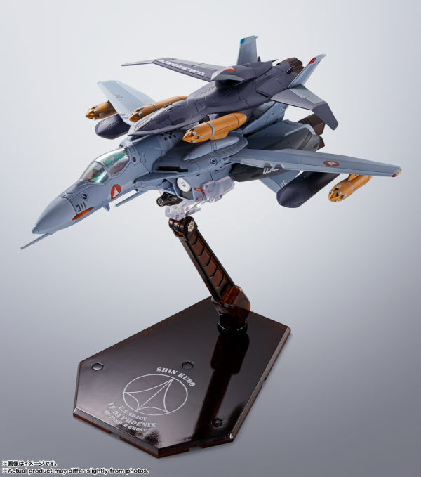 BANDAI Spirits VF-0A PHOENIX(SHIN KUDO USE) ＋ QF-2200D-B GHOST "MACROSS ZERO", TAMASHII NATIONS HI-METAL R