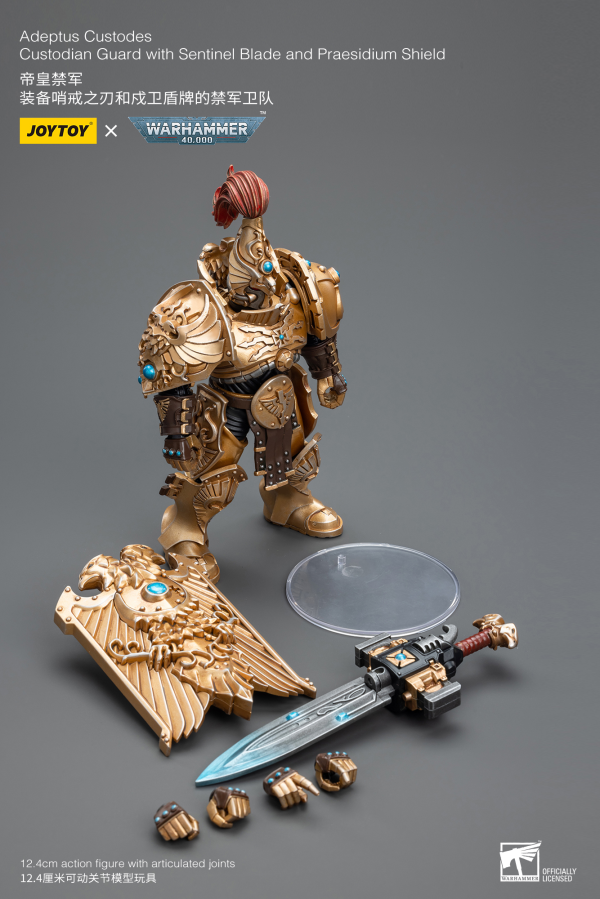 Joy Toy Adeptus Custodes Custodian Guard with Sentinel Blade and Praesidium Shield