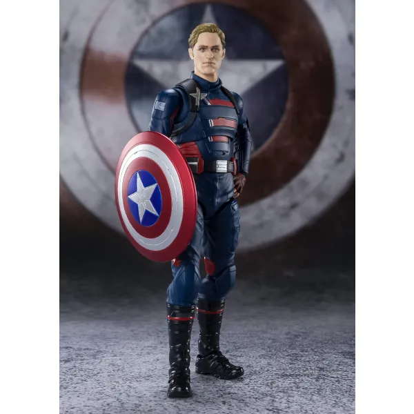 BANDAI Spirits Captain America (John F. Walker ) (The Falcon and the Winter Soldier) , Bandai Spirits S.H.Figuarts