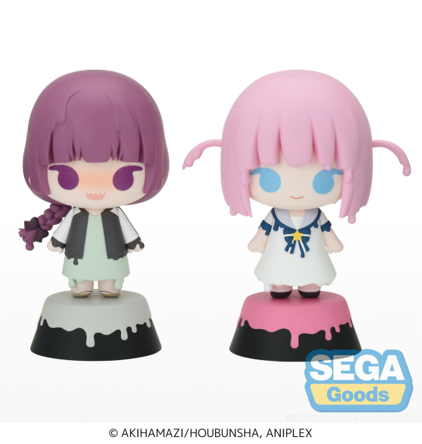 SEGA Tiny Melties Anime "BOCCHI THE ROCK" Mini Figure Vol.4 (EX) [Pack of 2: 1 Kikuri, 1 Futari] | 4582733423708