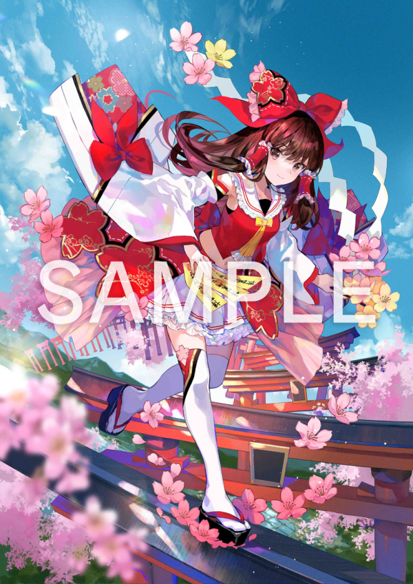 FURYU Corporation Touhou Project Reimu Hakurei illustration by fuzichoco 1/7 Scale Figure