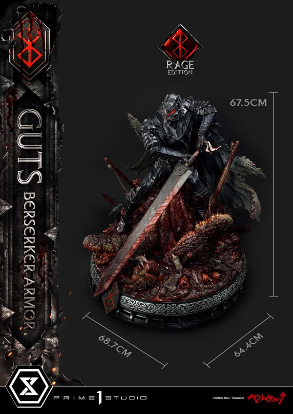 Prime 1 Studio Ultimate Premium Masterline Berserk Guts, Berserker Armor Rage Edition Deluxe Version | 4582535948577