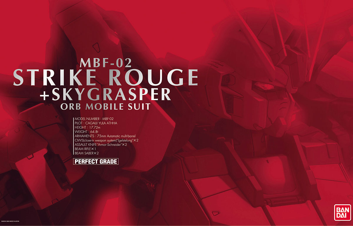 BANDAI Hobby PG Strike Rouge + Sky Grasper