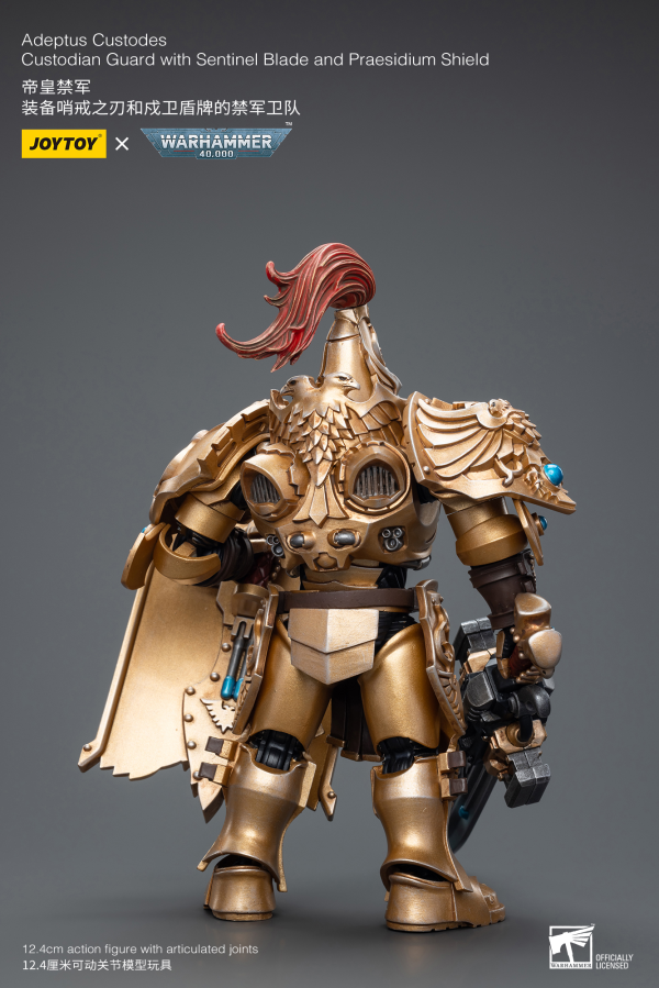 Joy Toy Adeptus Custodes Custodian Guard with Sentinel Blade and Praesidium Shield