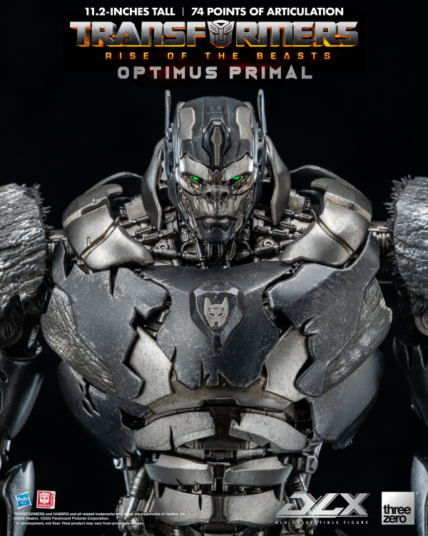 Three Zero Transformers: Rise of the Beasts - DLX Optimus Primal