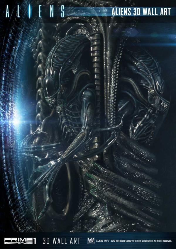 Prime 1 Studio 3D Wall Art Aliens (Film) Aliens 3D Wall Art(4562471908224)(4562471908224)