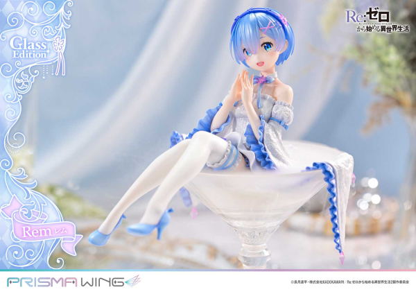 Prime 1 Studio PRISMA WING  Re:ZERO -Starting Life in Another World-  Rem Glass Edition  1/7 Scale Pre-Painted Figure | 4580708049502