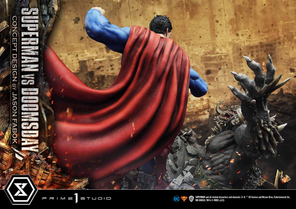 Prime 1 Studio Ultimate Museum Masterline Superman (Comics) Superman VS Doomsday (Concept By Jason Fabok) Deluxe Version(4580708034164)(4580708034164)