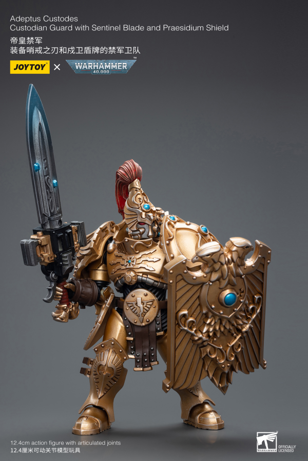 Joy Toy Adeptus Custodes Custodian Guard with Sentinel Blade and Praesidium Shield