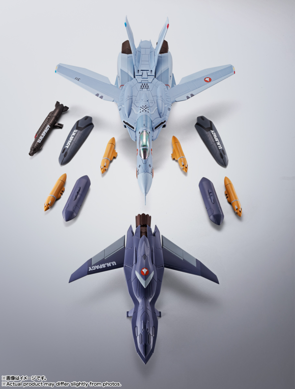 BANDAI Spirits VF-0A PHOENIX(SHIN KUDO USE) ＋ QF-2200D-B GHOST "MACROSS ZERO", TAMASHII NATIONS HI-METAL R