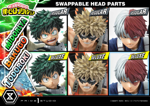 Prime 1 Studio Ultimate Premium Masterline My Hero Academia Midoriya, Bakugo & Todoroki Deluxe Version(4582535945804)(4582535945804)