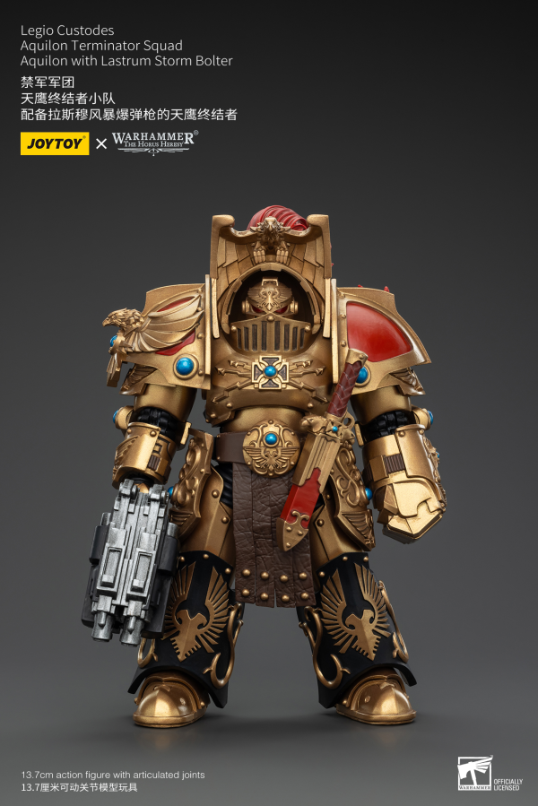 JOYTOY Legio Custodes Aquilon Terminator Squad Aquilon with Lastrum Storm Bolter(6927054400744)(6927054400744)