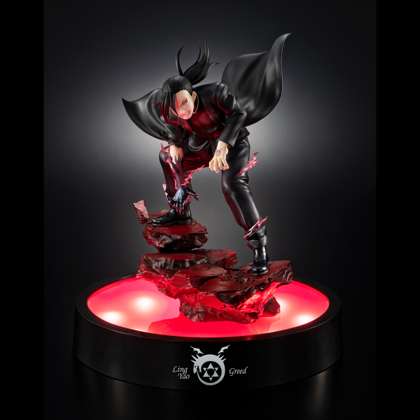 MegaHouse Precious G.E.M. FULLMETAL ALCHEMIST  GREED（Ling・Yao） (WIith LED Base Stand)（Repeat）(4535123842900)(4535123842900)