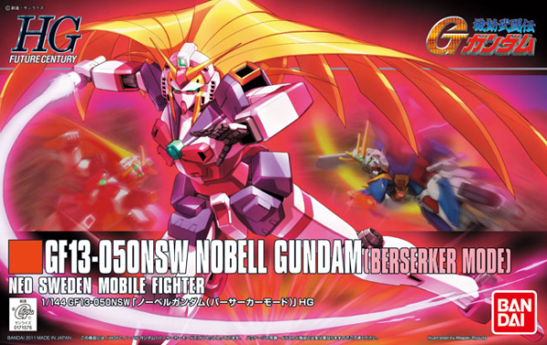 BANDAI HOBBY HGFC Nobel Gundam Berserker Mode