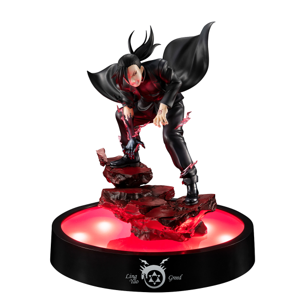 MegaHouse Precious G.E.M. FULLMETAL ALCHEMIST  GREED（Ling・Yao） (WIith LED Base Stand)（Repeat）(4535123842900)(4535123842900)