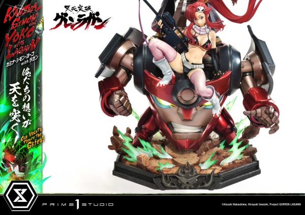 Prime 1 Studio Ultimate Premium Masterline Tengen Toppa Gurren Lagann Kamina, Simon & Yoko with Lagann "Our Hearts Pierce the Skies" | 4580708049540