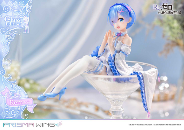 Prime 1 Studio PRISMA WING  Re:ZERO -Starting Life in Another World-  Rem Glass Edition  1/7 Scale Pre-Painted Figure | 4580708049502