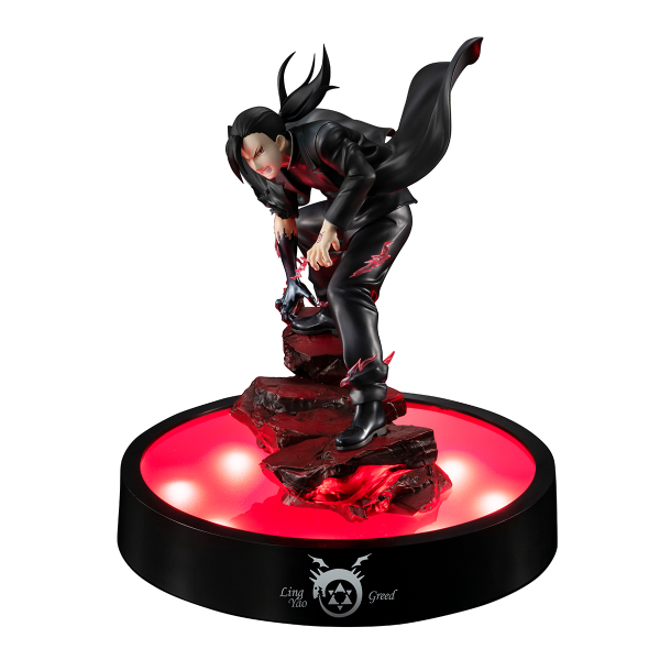 MegaHouse Precious G.E.M. FULLMETAL ALCHEMIST  GREED（Ling・Yao） (WIith LED Base Stand)（Repeat）(4535123842900)(4535123842900)