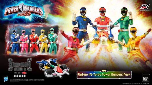 threezero Power Rangers Turbo - FigZero 1/6 Turbo Power Rangers Pack(4895250815261)(4895250815261)