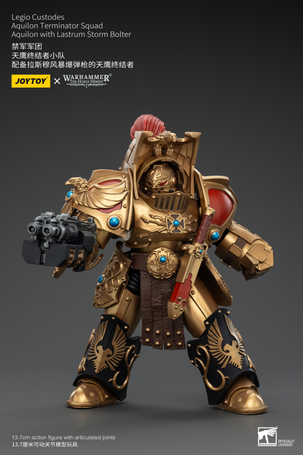 JOYTOY Legio Custodes Aquilon Terminator Squad Aquilon with Lastrum Storm Bolter(6927054400744)(6927054400744)